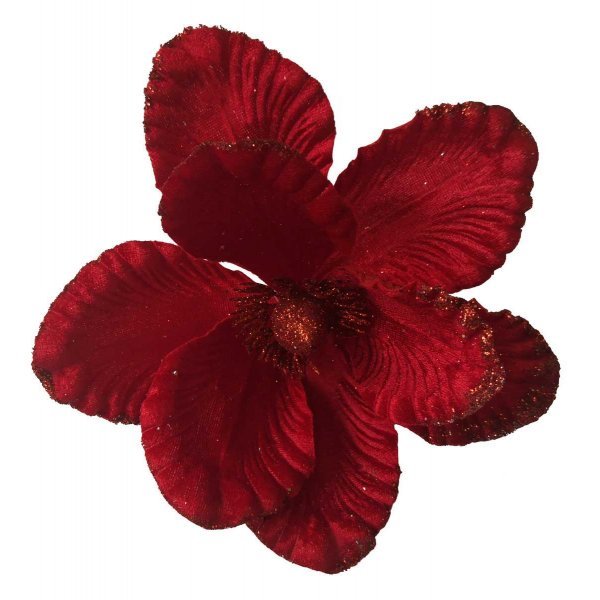 Χριστουγεννιάτικο Λουλούδι Μανώλια Κόκκινη (25cm)